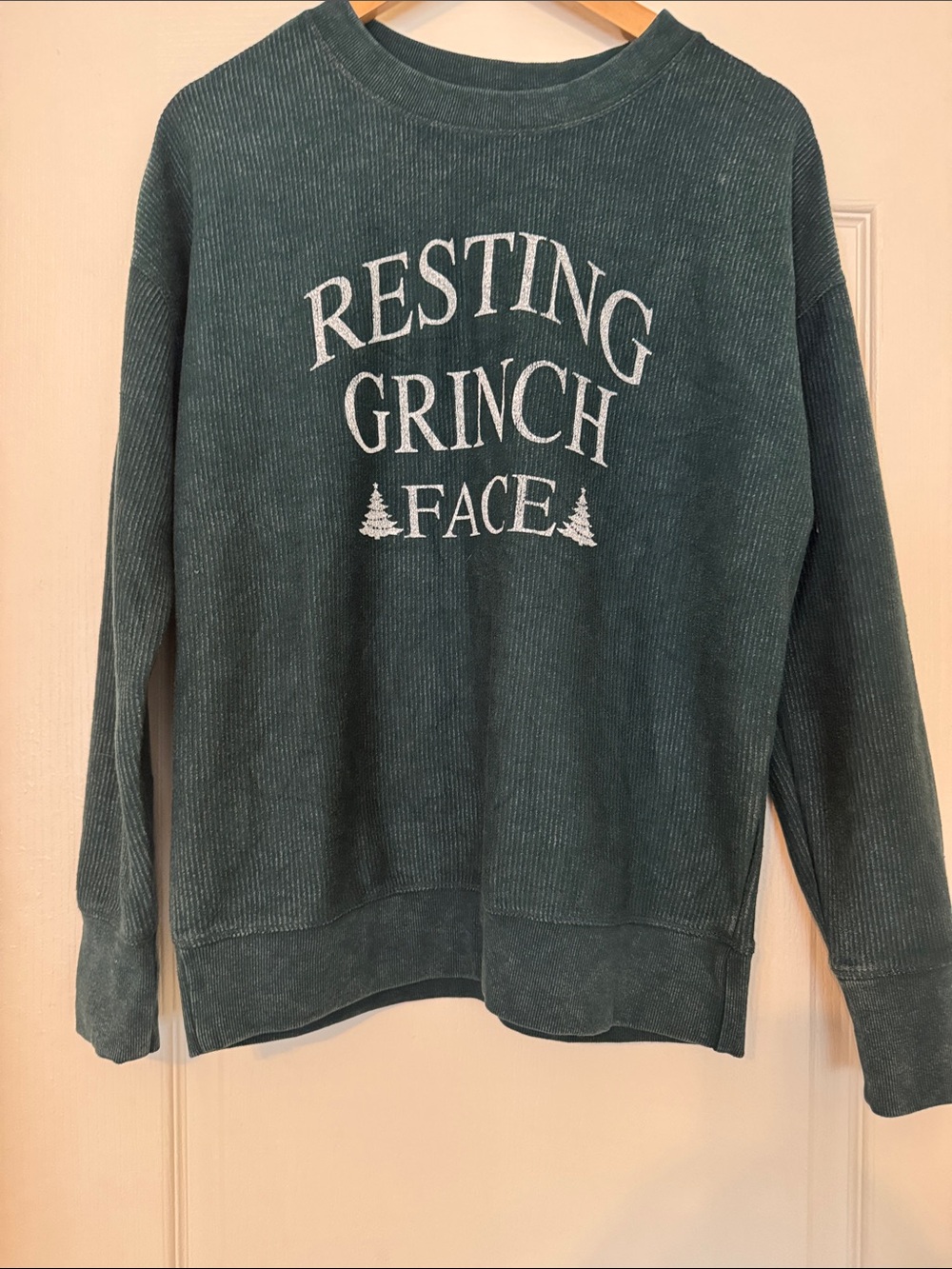 Maurices 'Resting Grinch Face' Crewneck Sweatshirt